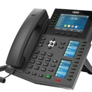 Fanvil X6U Telefon VoIP IPV6, HD Audio, RJ45 1000Mb/s PoE, 3x wyświetlacz LCD