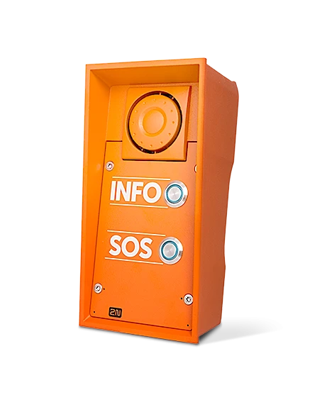 2N IP Safety – 2 przyciski (przycisk INFO, przycisk SOS), 10W głośnik (9152102W)