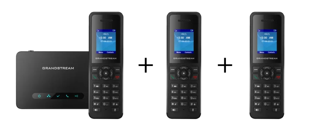 Grandstream DP750 + 3× DP720
