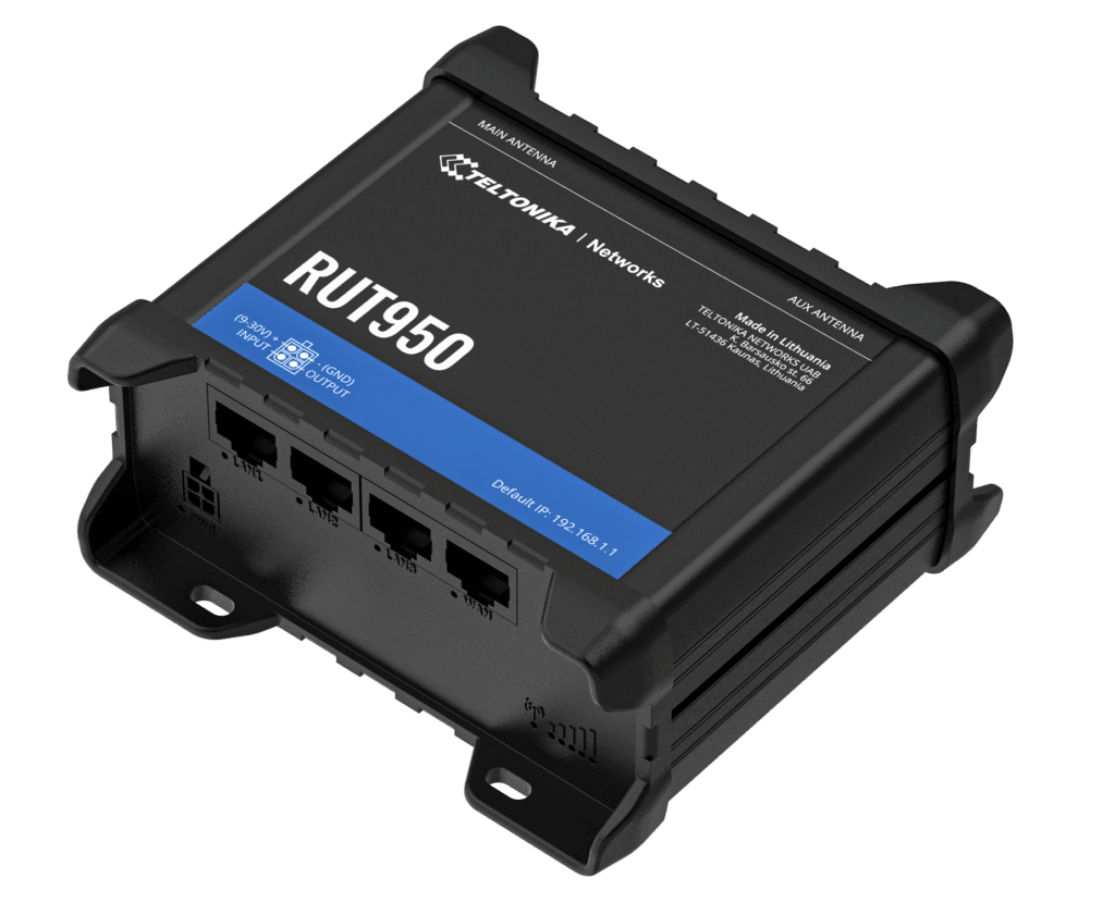 Router Teltonika RUT950 4G LTE DUAL SIM 4X FE