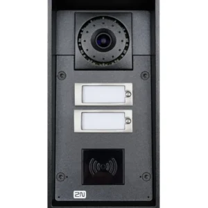 2N IP Force – 2 przyciski, kamera, 10W głośnik, możliwość RFID (9151102CRW) · widok 1